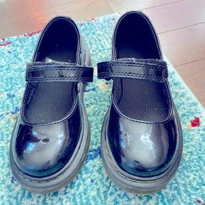 Dr Martens Maccy Black Patent Mary Janes